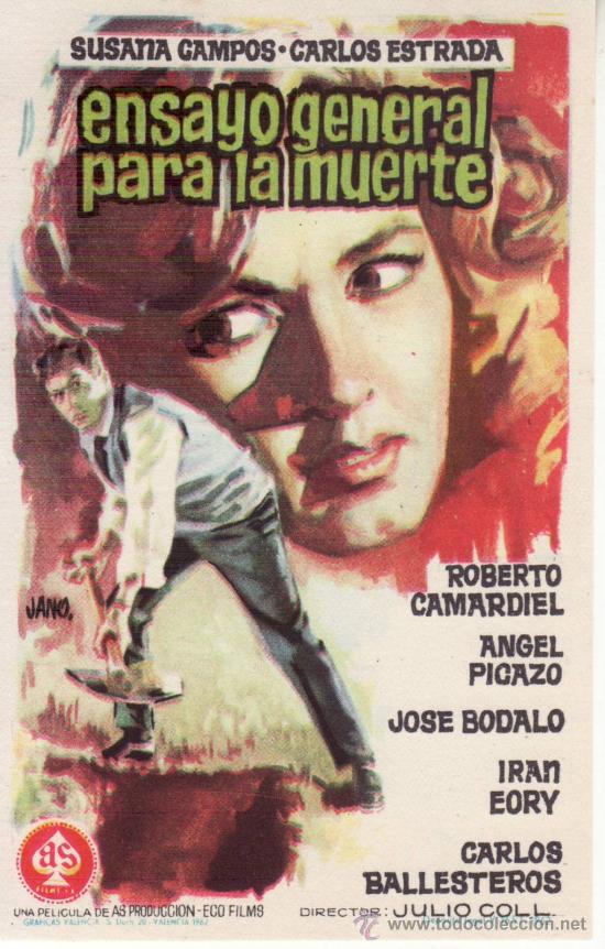 Cine: ENSAYO GENERAL PARA LA MUERTE. SIN PROPAGANDA - Foto 1