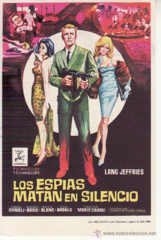 Cine: LOS ESPIAS MATAN EN SILENCIO. CON PROPAGANDA - Foto 1