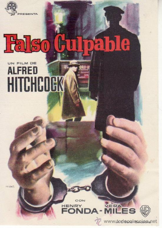 Cine: FALSO CULPABLE . SiN PROPAGANDA - Foto 1