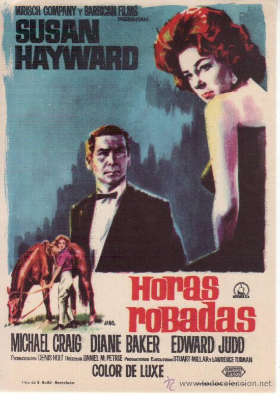 Cine: HORAS ROBADAS .SIN PROPAGANDA - Foto 1