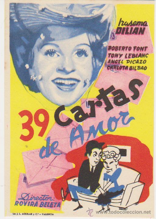 Cine: 39 Cartas de Amor. Programa sencillo. &iexcl;IMPECABLE! - Foto 1