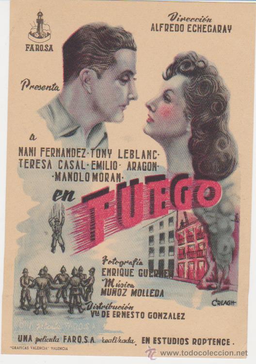 Cine: Fuego. Sencillo de Faro S.A.     &iexcl;IMPECABLE! - Foto 1