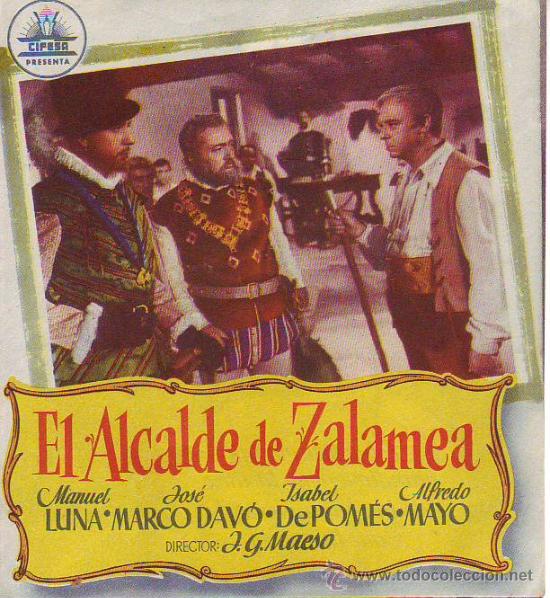 Cine: el alcalde de zalamea - doble - c/p - Foto 1