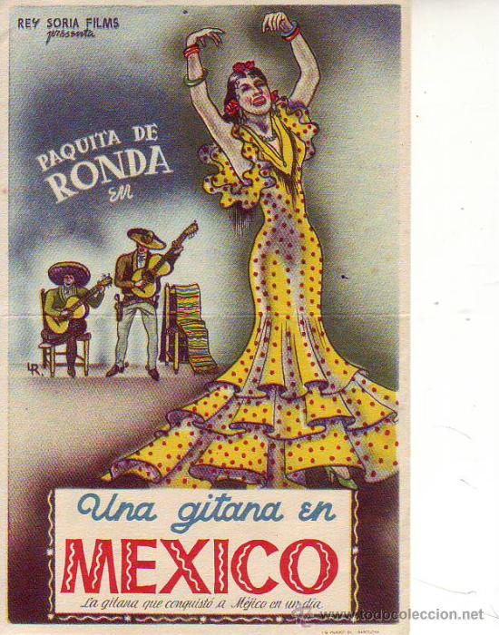 Cine: una gitana en mexico - paquita de ronda - Foto 1