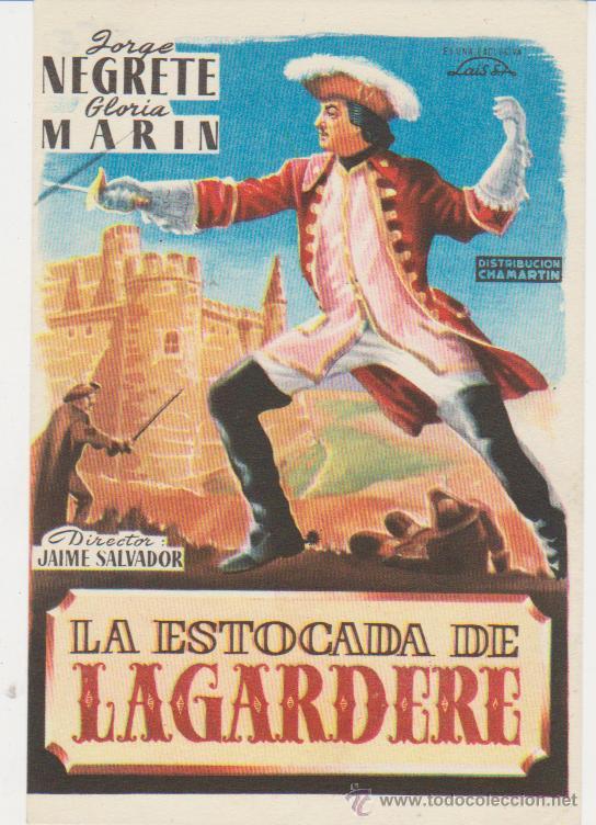 Cine: La Estocada de Lagardere. Sencillo de Lais.