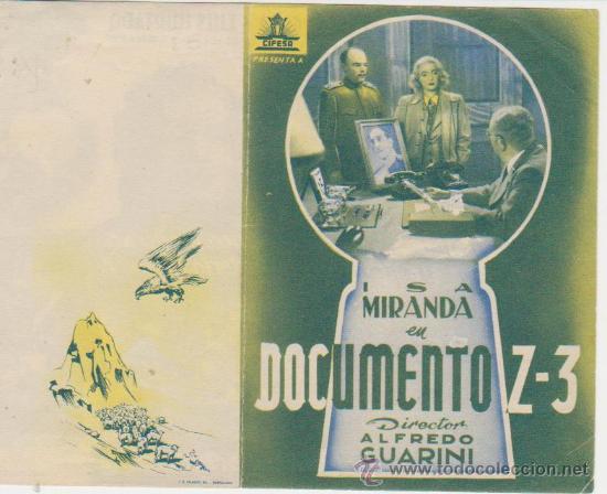 Cine: Documento Z - 3. Doble de Cifesa. - Foto 1