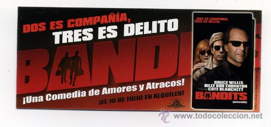 Cine: BANDITS, con Bruce Willis. - Foto 1
