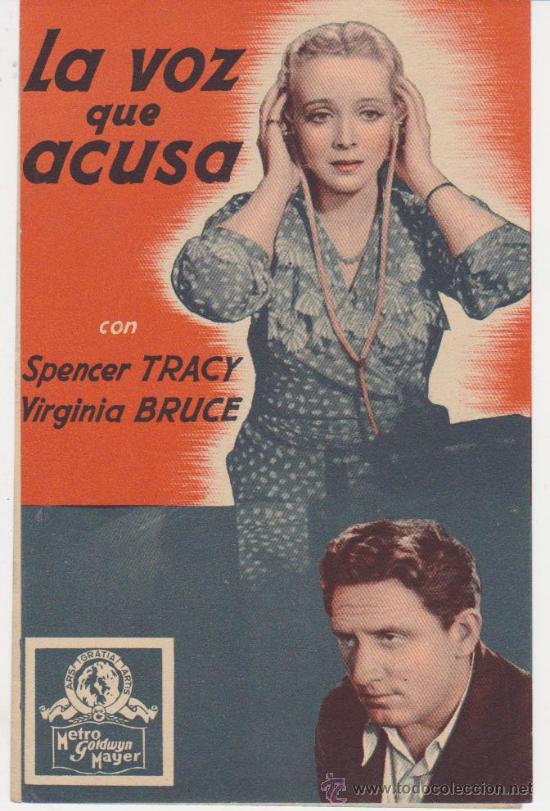 Cine: La voz que acusa. Doble de MGM.  &iexcl;IMPECABLE! - Foto 1