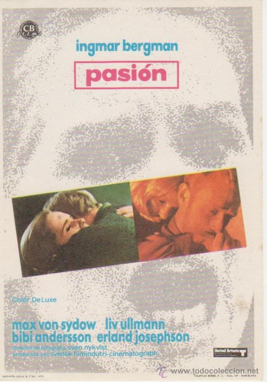 Cine: Pasi&oacute;n. Sencillo de CB films. - Foto 1