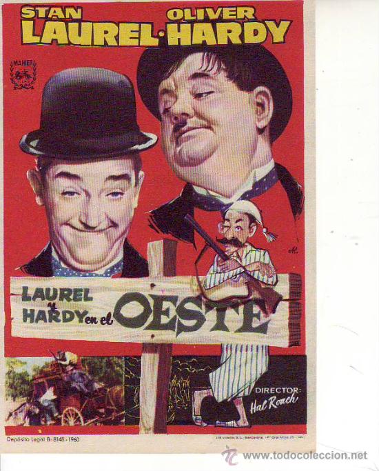 Cine: laurel y hardy en el oeste - Foto 1