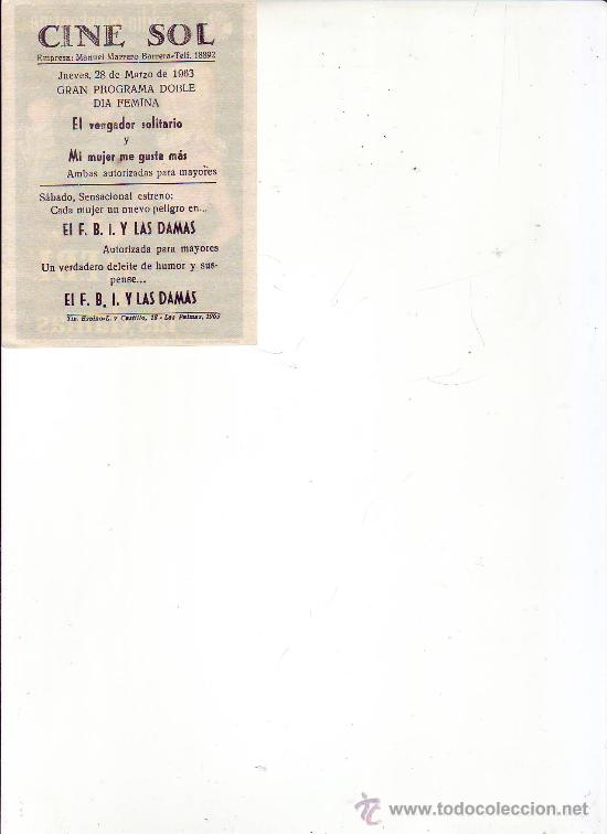 Cine: el f.b.i. y... las damas - c/p - Foto 2