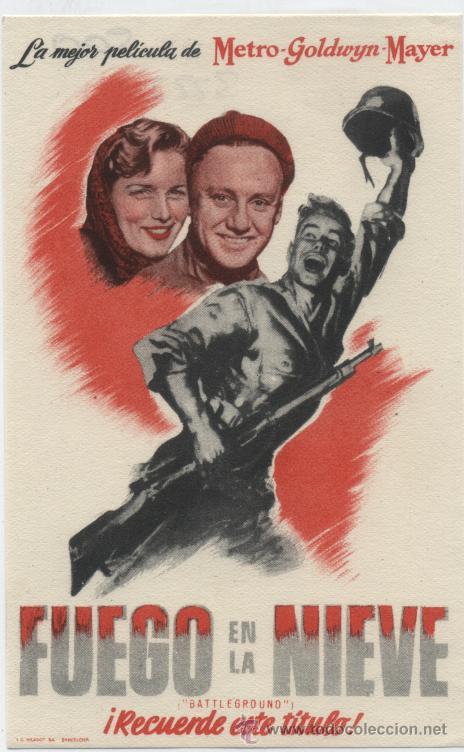 Cine: Fuego en la nieve. Sencillo de MGM. &iexcl;IMPECABLE! - Foto 1