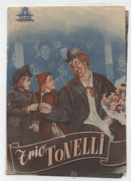 Cine: Tr&iacute;o Tonelli. Doble de Cifesa. - Foto 1