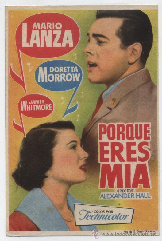 Cine: Porque eres m&iacute;a. Programa sencillo. - Foto 1