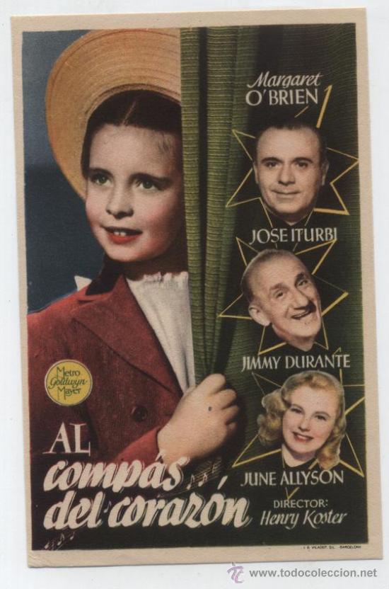 Cine: Al Comp&aacute;s del coraz&oacute;n. Sencillo de MGM.  &iexcl;IMPECABLE! - Foto 1