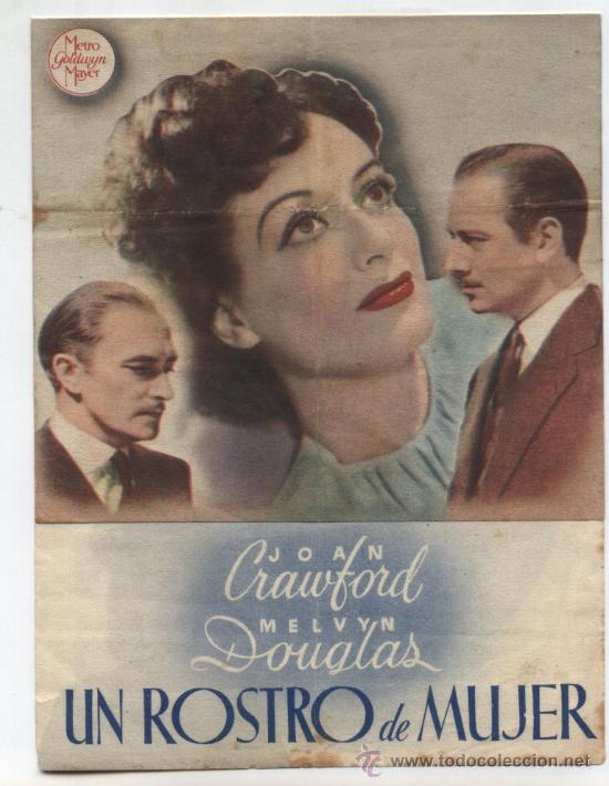 Cine: Un rostro de mujer. Doble de MGM. - Foto 1
