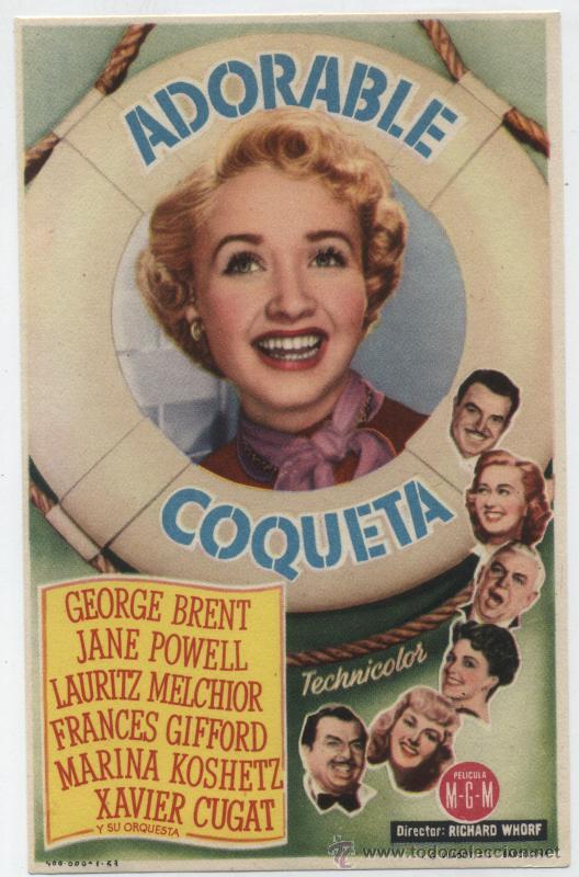 Cine: Adorable coqueta. Sencillo de MGM.  &iexcl;IMPECABLE! - Foto 1