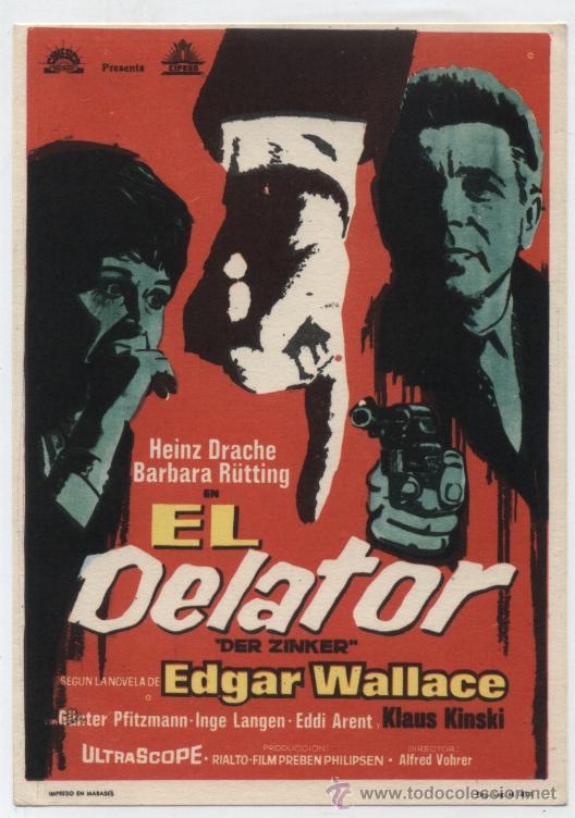 Cine: El Delator. Sencillo de Cifesa. - Foto 1