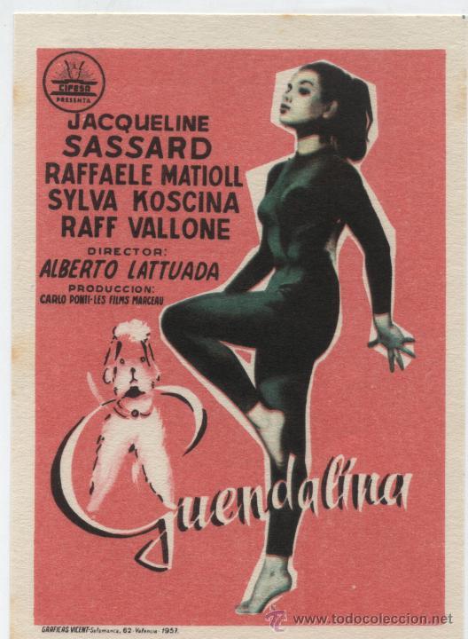 Cine: Guendalina. Sencillo de Cifesa.   &iexcl;IMPECABLE! - Foto 1