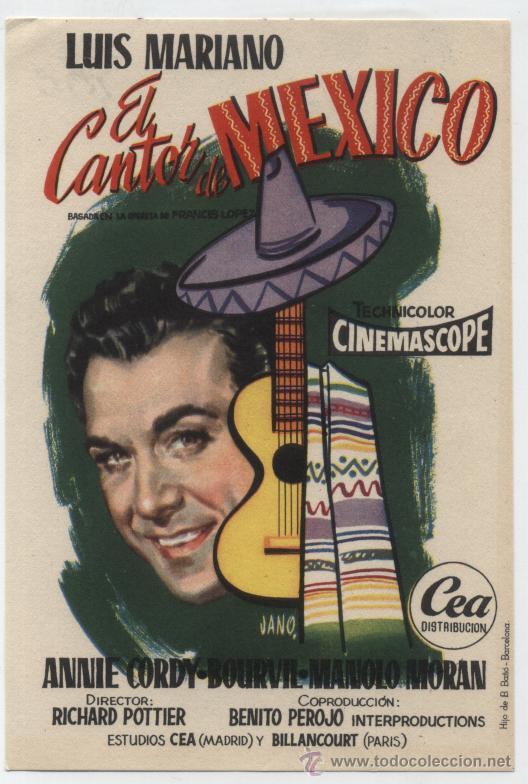 Cine: El Cantor de M&eacute;xico. Sencillo de CEA. - Foto 1