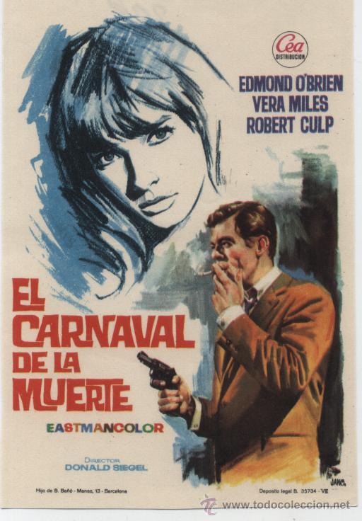 Cine: El Carnaval de la muerte. Sencillo de CEA.  &iexcl;IMPECABLE! - Foto 1