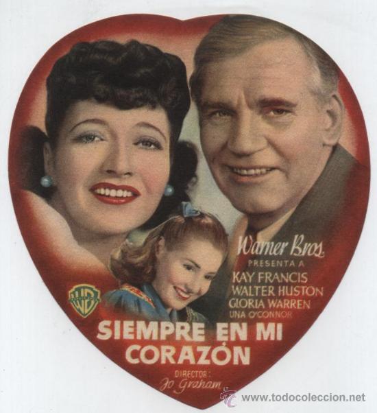 Cine: Siempre en mi coraz&oacute;n. Sencillo troquelado de WB. - Foto 1