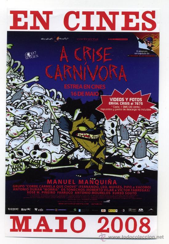 Cine: A CRISE CARNIVORA, con Manuel Manqui&ntilde;a. - Foto 1
