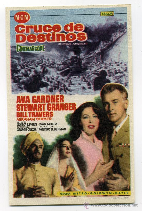 Cine: CRUCE DE DESTINOS, con Ava Gardner.