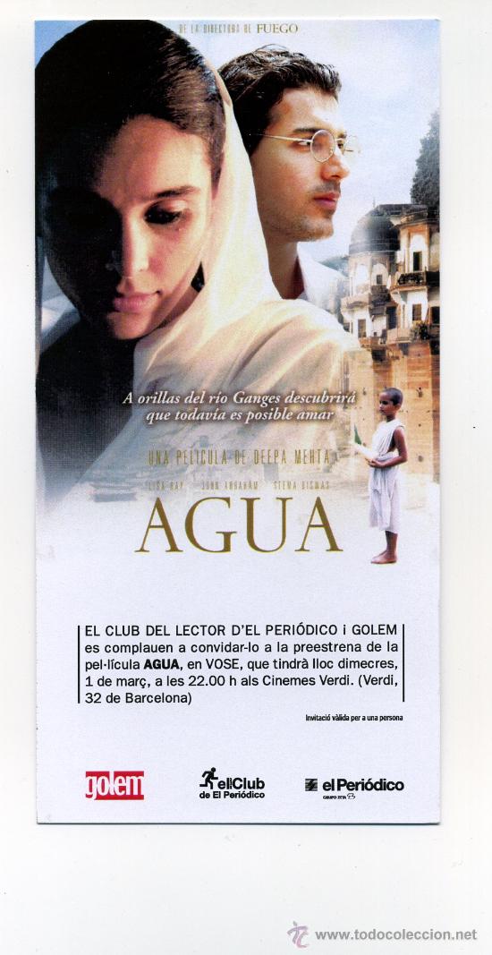Cine: AGUA, por Deepa Mehta. 10 X 21 cms.