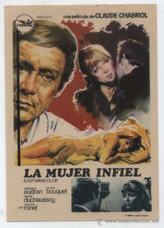 Cine: La mujer infiel. Sencillo de Cepicsa.  &iexcl;IMPECABLE! - Foto 1