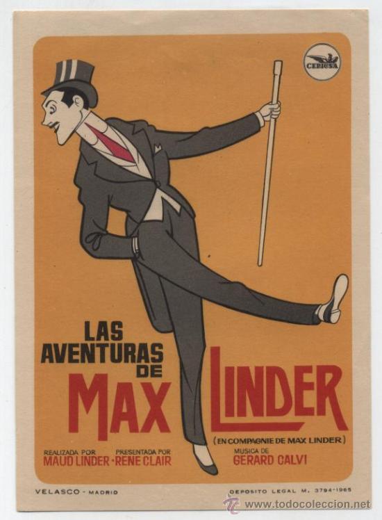 Cine: Las Aventuras de Max Linder. Sencillo de Cepicsa.  &iexcl;IMPECABLE! - Foto 1
