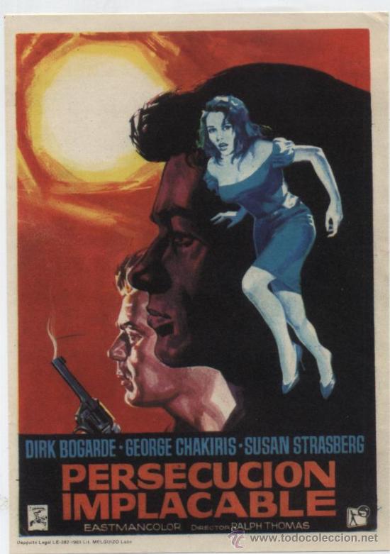 Cine: Persecuci&oacute;n implacable. Sencillo de Chamart&iacute;n. - Foto 1