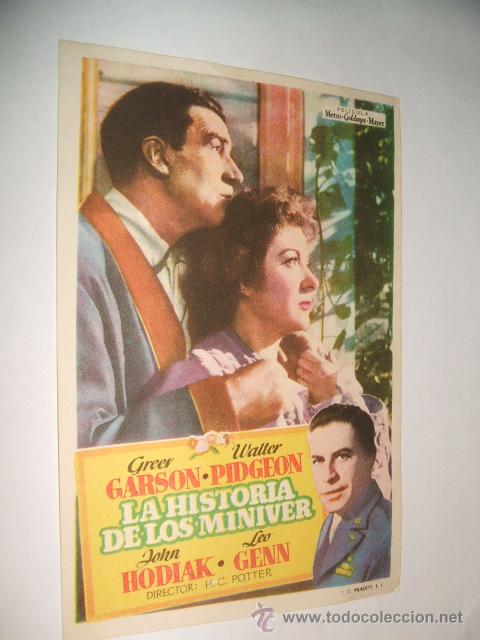 Cine: LA HISTORIA DE LOS MINIVER PROGRAMA DE MANO - Foto 1