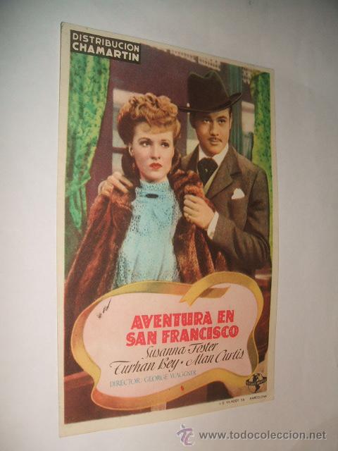 Cine: AVENTURA EN SAN FRANCISCO PROGRAMA DE MANO - Foto 1