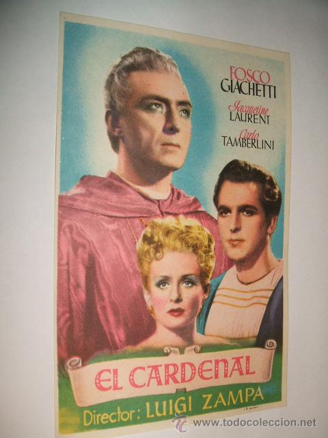 Cine: EL CARDENAL PROGRAMA DE MANO - Foto 1