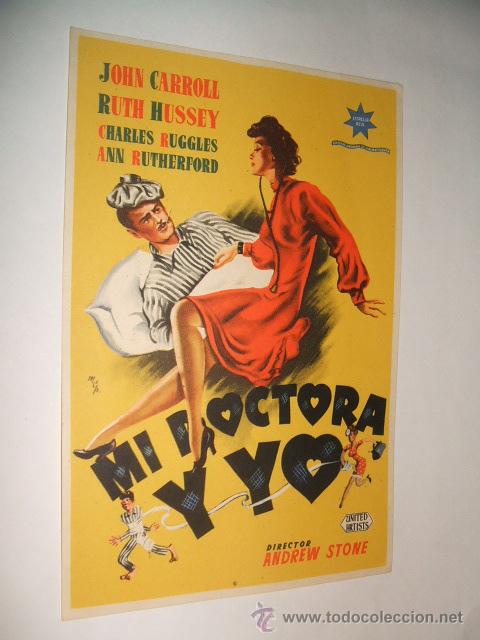 Cine: MI DOCTORA Y YO PROGRAMA DE MANO - Foto 1