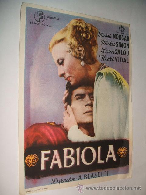 Cine: FABIOLA PROGRAMA DE MANO - Foto 1