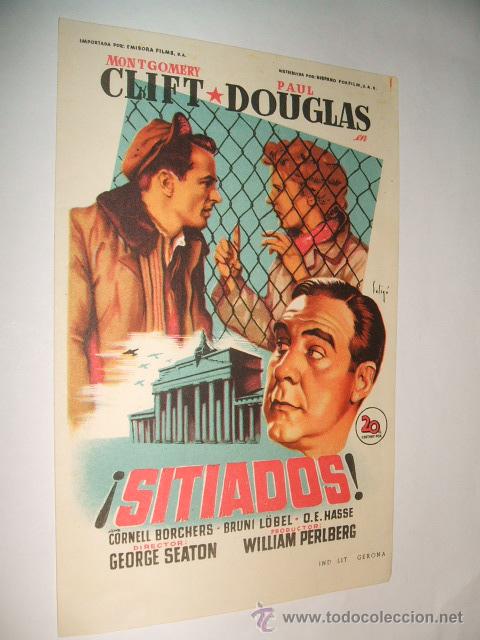 Cine: SITIADOS PROGRAMA DE MANO - Foto 1