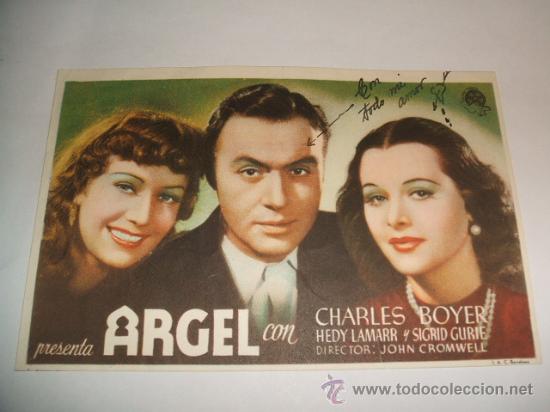 Cine: ARGEL CHARLES BOYER PROGRAMA DE MANO - Foto 1