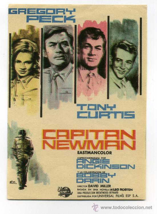 Cine: CAPITAN  NEWMAN, con Gregory Peck.