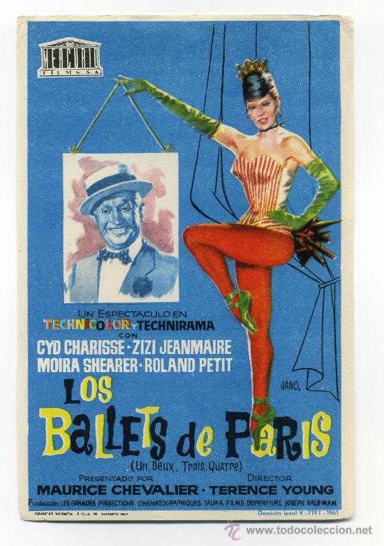 Cine: LOS BALLETS DE PARIS,  con Cyd Charisse. - Foto 1