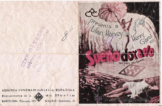 Cine: 1-PROGRAMA DE CINE--SUE&Ntilde;O DORADO - Foto 1