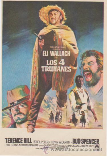 Cine: Los 4 truhanes. Sencillo de Paramount. - Foto 1