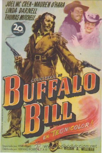 Cine: Buffalo Bill. Sencillo de 20Th Century Fox. &iexcl;IMPECABLE! - Foto 1