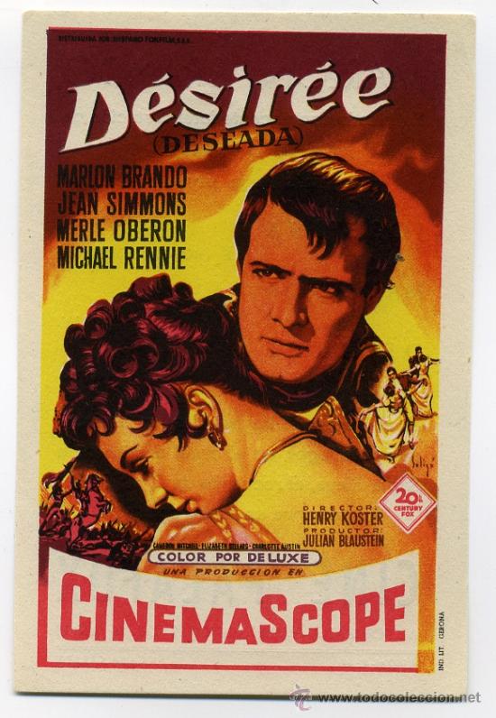 Cine: DEIREE, con Marlon Brando.