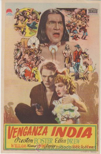 Cine: Venganza india. Sencillo de Paramount. - Foto 1
