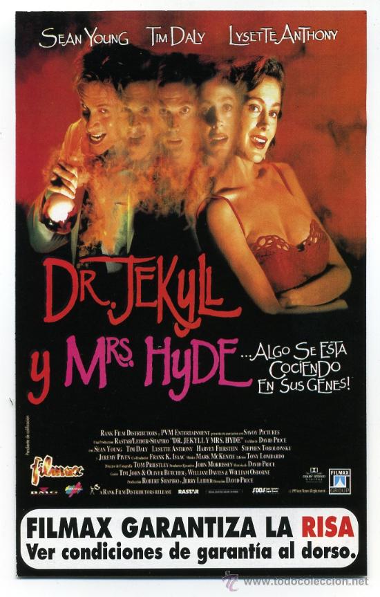 Cine: DR. JEKYLL Y MRS. HYDE, con Sean Young. - Foto 1