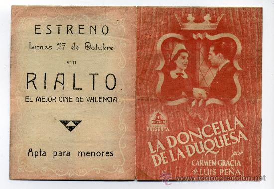 Cine: LA DONCELLA DE LA DUQUESA, con Luis Pe&ntilde;a. - Foto 1
