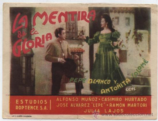 Cine: La mentira de la Gloria. Programa sencillo. - Foto 1