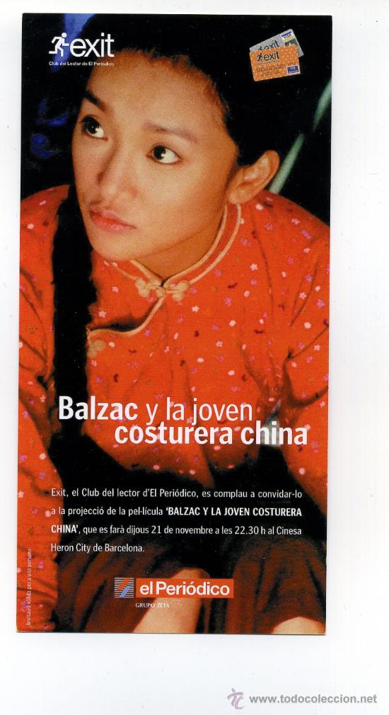Cine: BALZAC Y LA JOVEN COSTURERA CHINA.